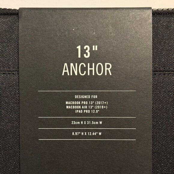 New Herschel Anchor Laptop Sleeve - Black - 13"-16" - Picture 4 of 7